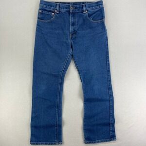 VTG Levi's Jeans 517 Mens 32x30 Bootcut Blue Denim Workwear Cowboy Rodeo Y2K